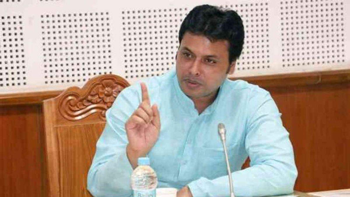 Biplab Dev apologized for the statement about Jat and Sardar, had told- less intelligent