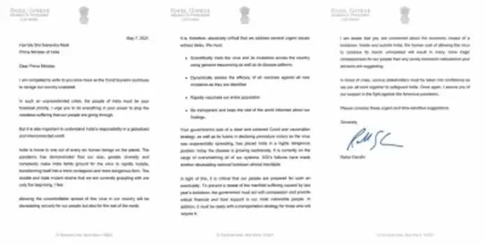 Rahul ने Modi को लिखी चिट्ठी, कोविड और वैक्सीनेशन योजना की आलोचना