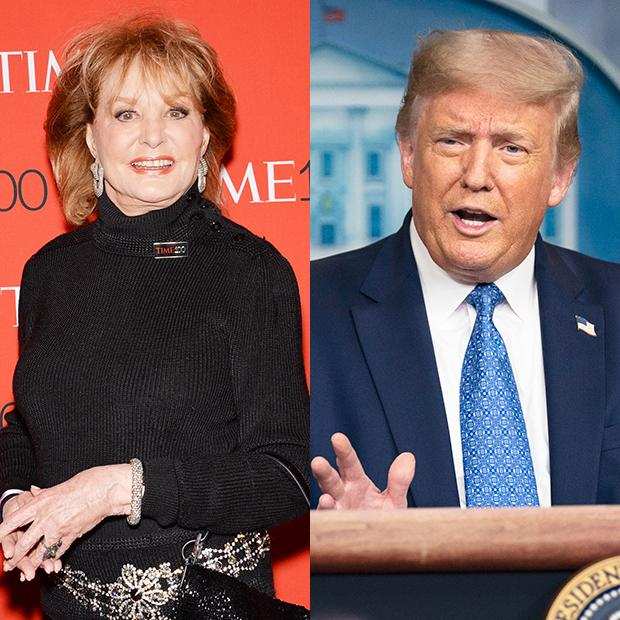 Barbara Walters Fans Resurface TrumpInterview From 1990 Where President IsCalled Out On His ‘BS’
