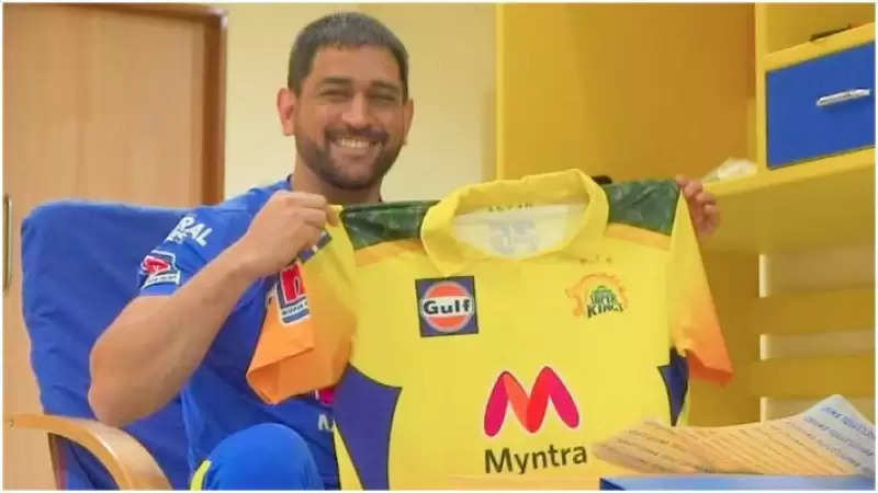 MS Dhoni launches CSK new jersey before IPL 2021, see VIDEO here