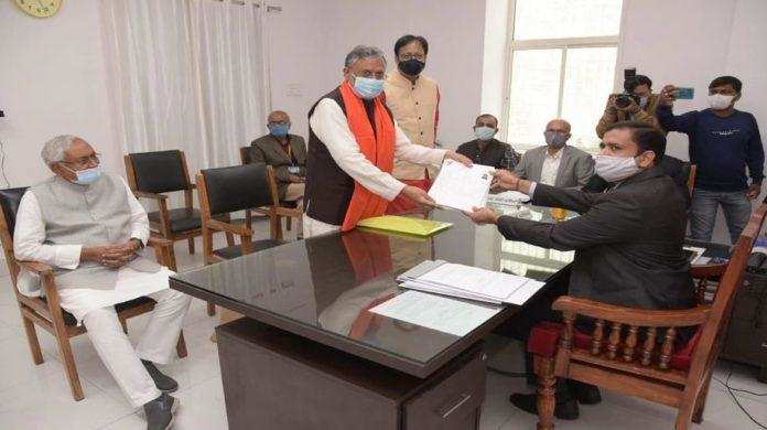 Bihar : सुशील मोदी ने राज्यसभा चुनाव के लिए किया नामांकन