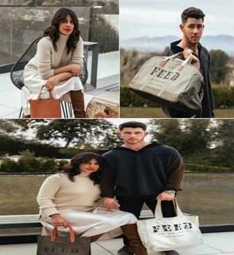Priyanka Chopra And Nick Jonas Participate In Feed Campaign