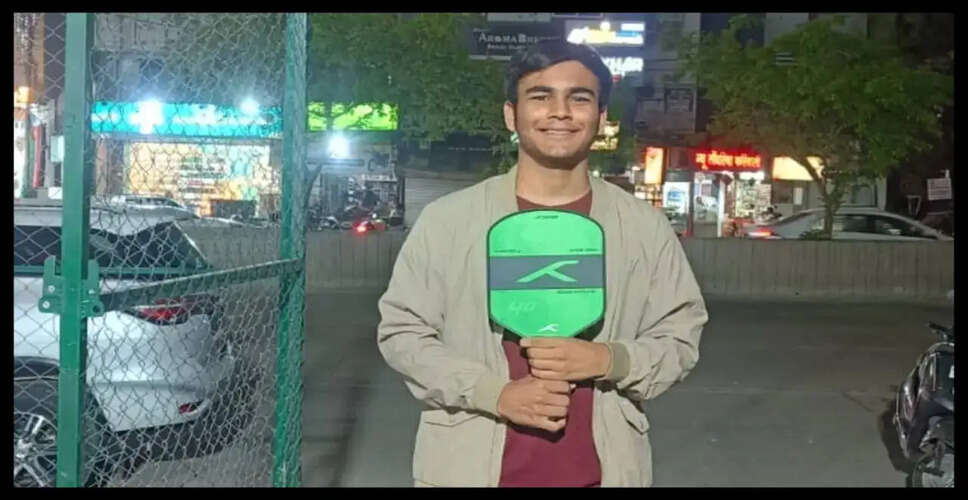Advik Jain Shines at Surya Pickleball Tournament with Three Medals
