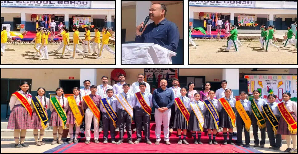 DAV Public School Gohju Hosts Investiture Ceremony for 2026-27 Academic Year
