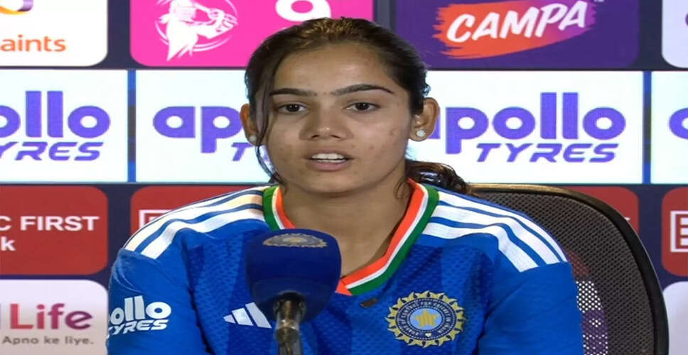 Vaishnavi Sharma Shines in T20I Debut as India Defeats Sri Lanka