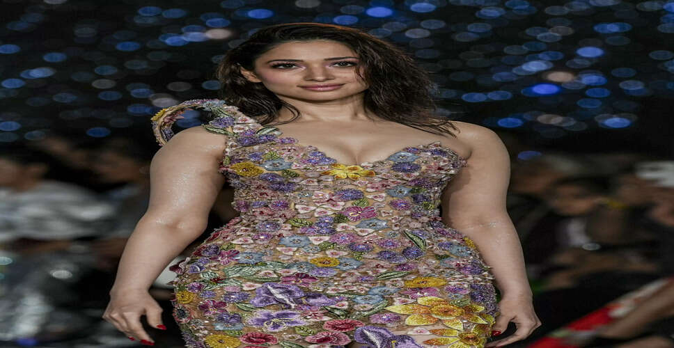 Tamannaah Bhatia Dazzles as Showstopper at India Couture Week 2025