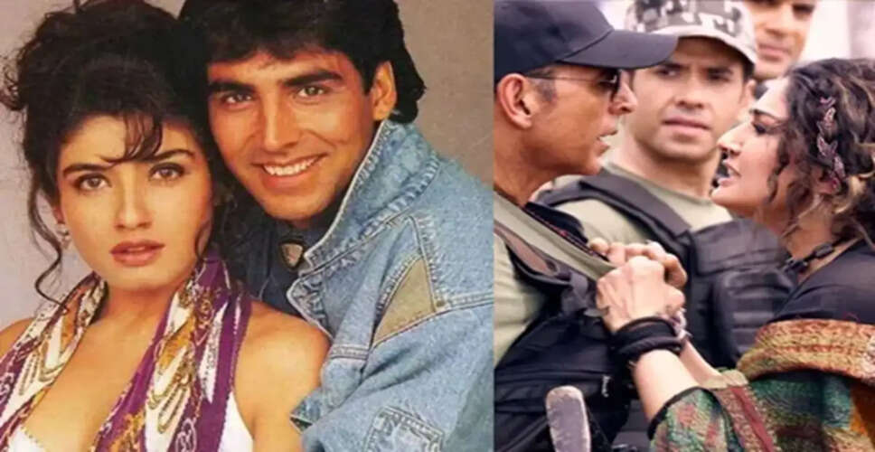 Akshay Kumar and Raveena Tandon Reunite After 22 Years for 'Welcome To The Jungle'