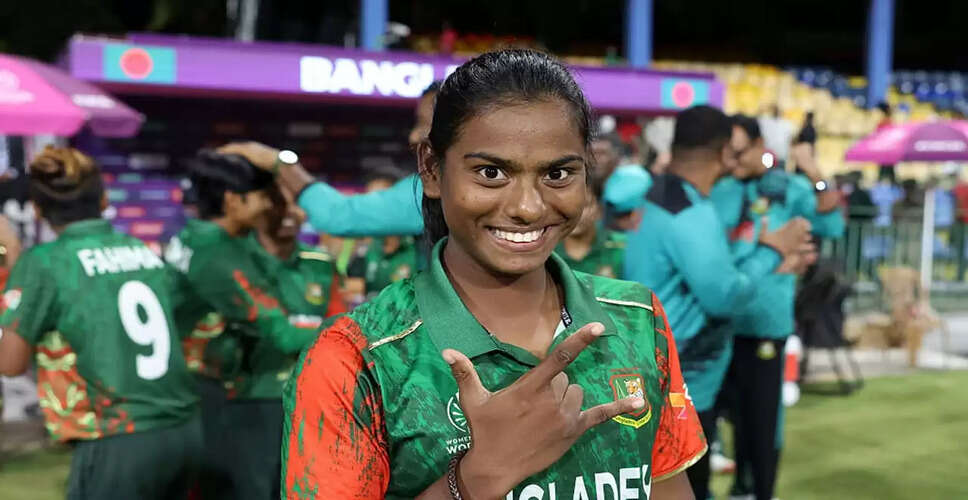 Bangladesh's Marufa Akter Shines in Women's ODI World Cup Victory Over Pakistan
