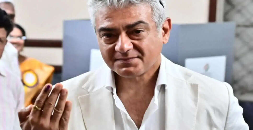 Ajith Kumar's Voting Day Appearance Sparks Social Media Buzz