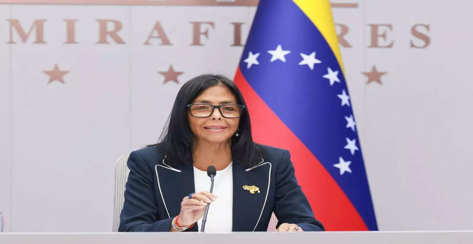 US Lifts Sanctions on Venezuela's Acting President Delcy Rodr&iacute;guez