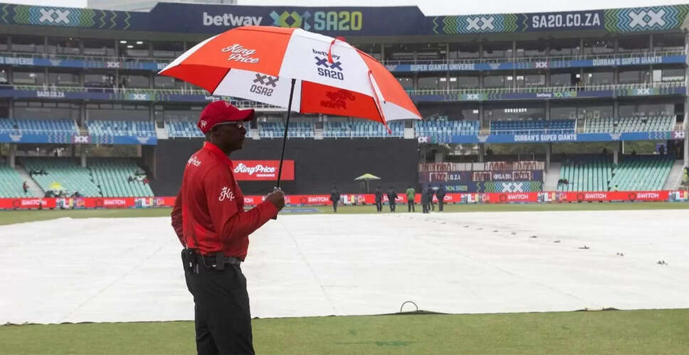 Weather Disrupts DSG vs SEC Match in SA20 League