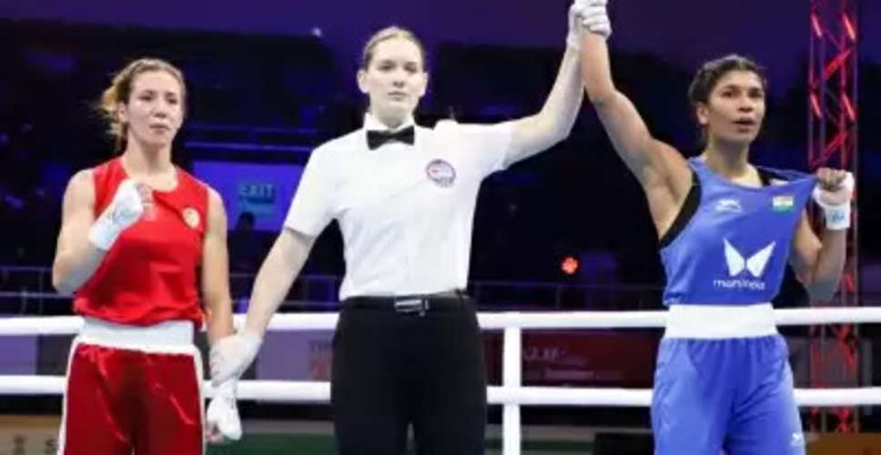 Women's World Boxing C'Ship: Nikhat Zareen outclasses Algerian pugilist to reach pre-quarters