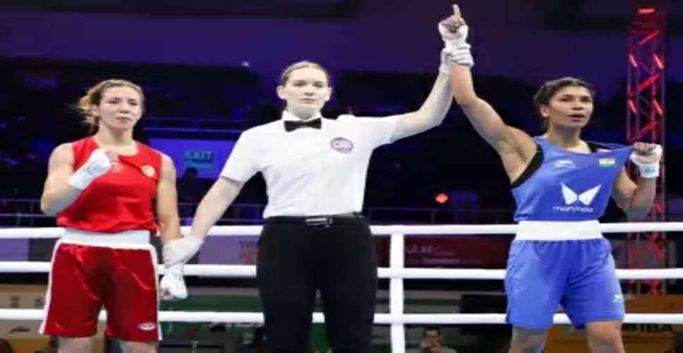 Women's World Boxing C'Ship: Nikhat Zareen outclasses Algerian pugilist to reach pre-quarters