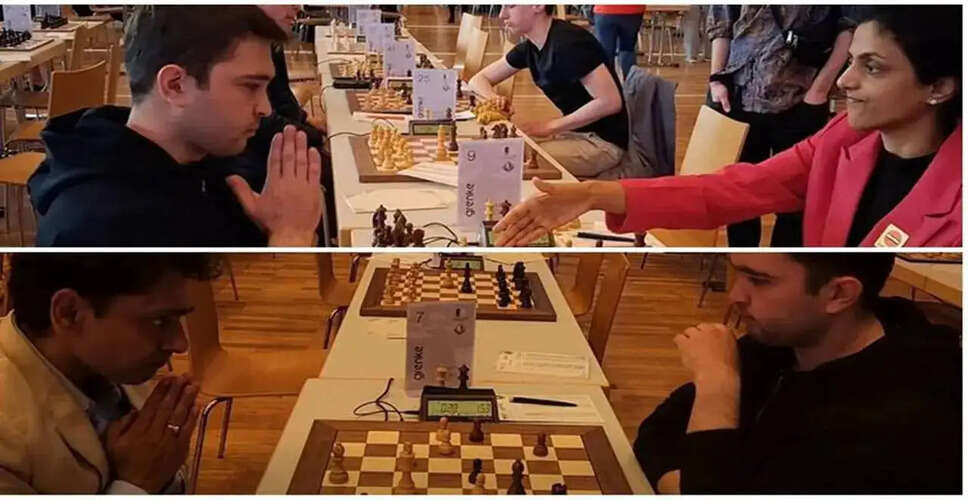 Uzbek Grandmaster Nodirbek Yakubboev's Gesture of Respect at Grenke Freestyle Open