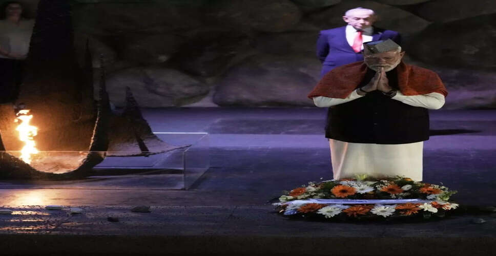 Prime Minister Modi Commemorates Holocaust Victims at Yad Vashem