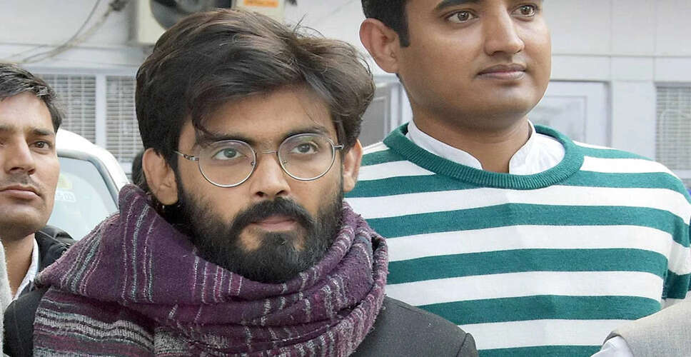 Sharjeel Imam Granted Limited Interim Bail for Family Wedding