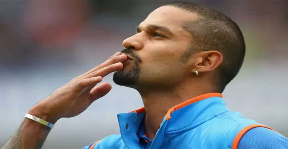 Shikhar Dhawan Unveils His Life Story in New Memoir