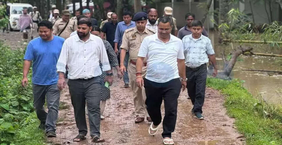 Severe Flooding Hits Sribhumi District Amid Heavy Rainfall