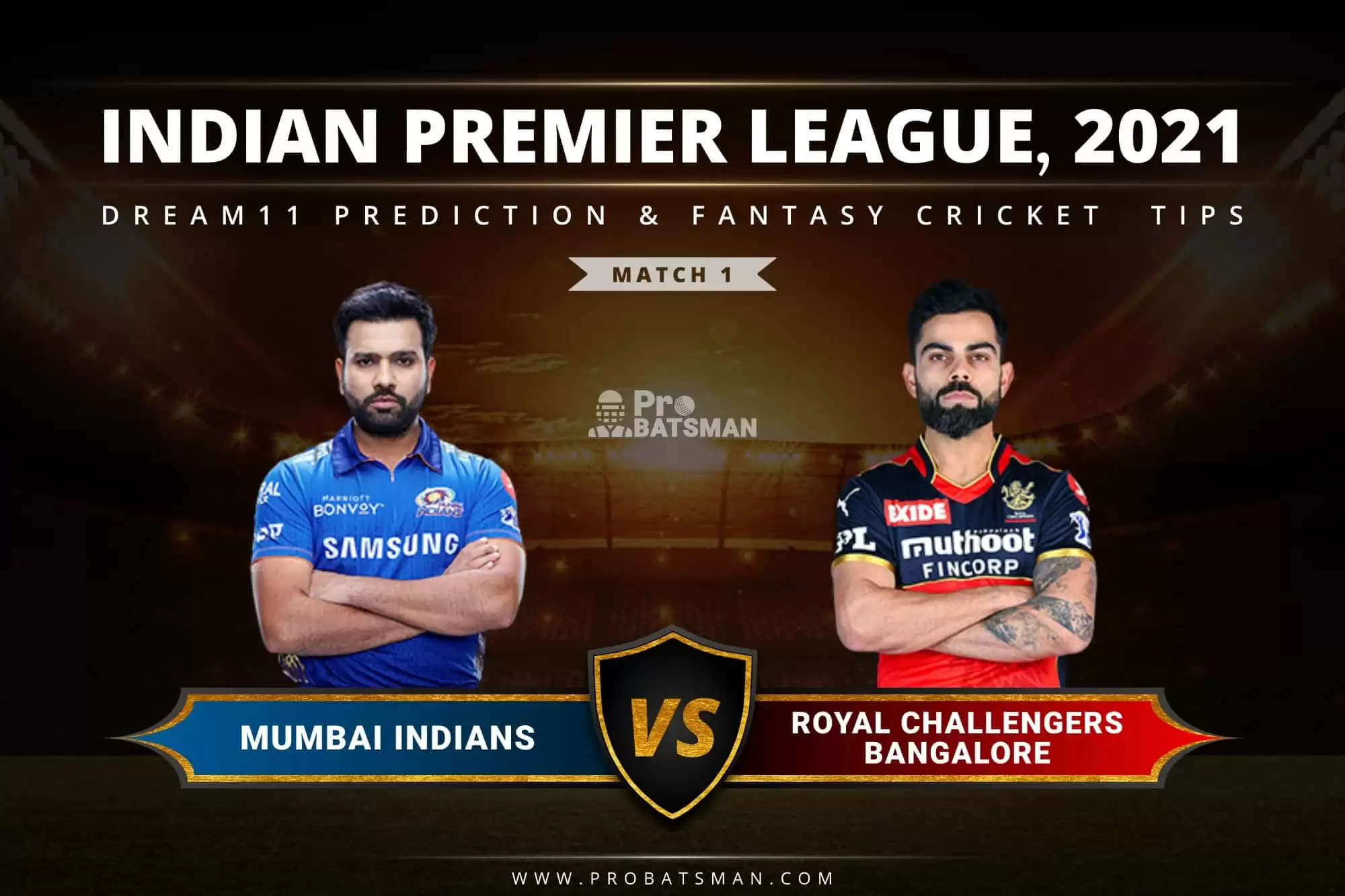 IPL 2021, MI vs RCB, Pitch Report: Mumbai Indians and RCB clash, know weather, pitch and playing XI