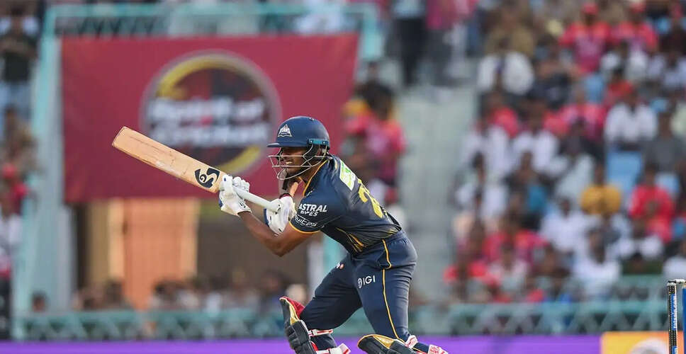 Sai Sudharsan Eyes IPL Milestone in Upcoming Match Against RCB