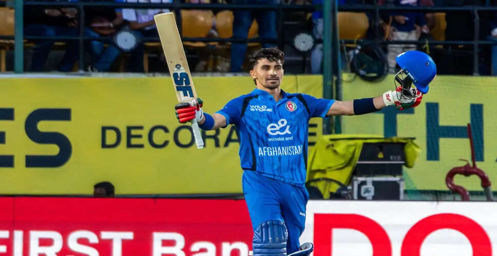 Rahmanullah Gurbaz's Explosive Century Leads Afghanistan to 194 Against India