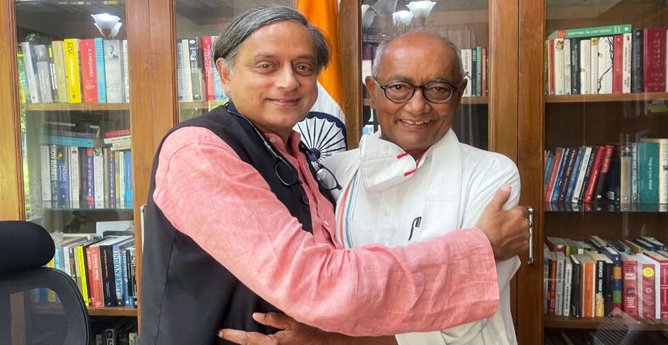 Shashi Tharoor Supports Digvijaya Singh Amid Ongoing Congress Controversy
