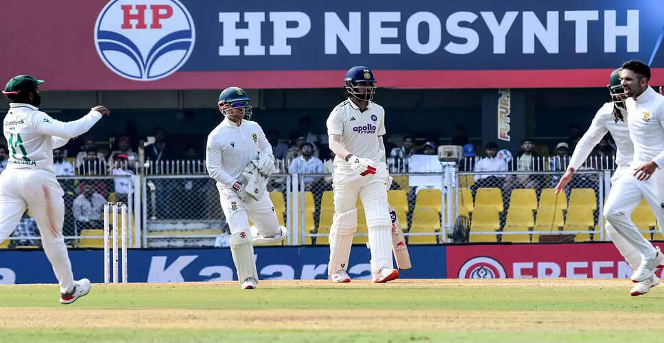 India Faces Batting Crisis in Test Series Against South Africa