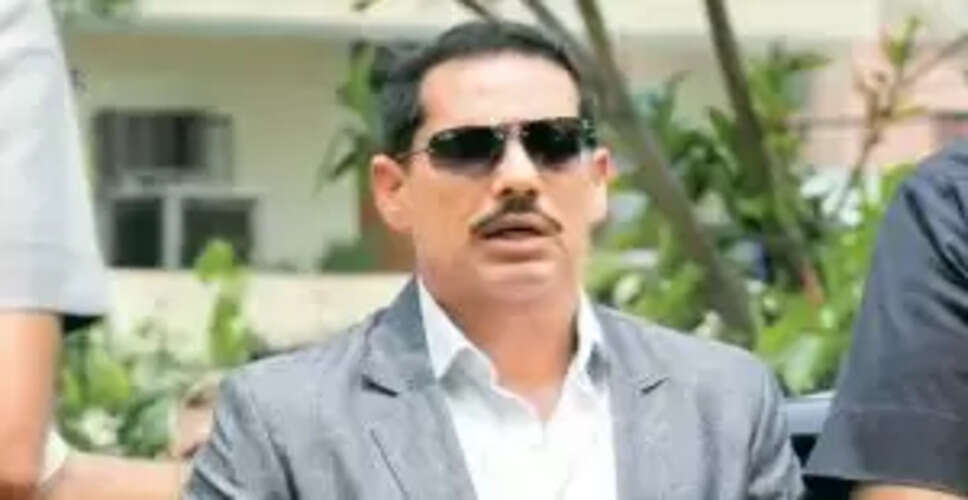 Robert Vadra Faces Legal Action: ED Files Charge Sheet in Money Laundering Case