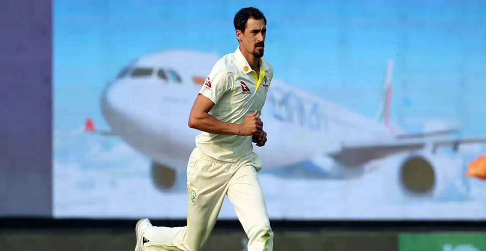 Mitchell Starc Sets New Record as Leading Left-Arm Wicket-Taker in Test Cricket