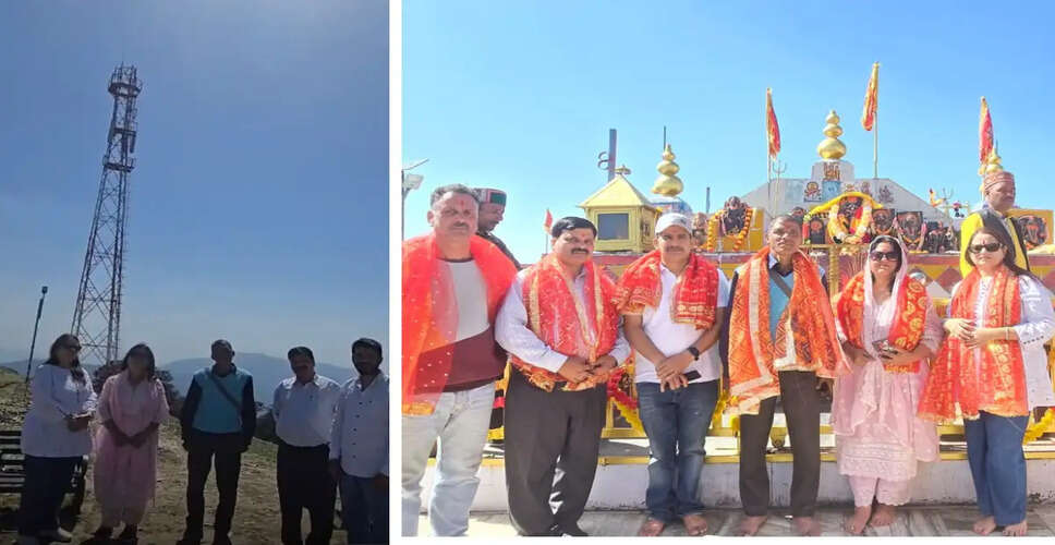 New 4G Tower Enhances Connectivity in Himachal Pradesh's Shikari Mata Region
