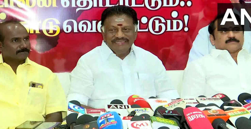 O. Panneerselvam Critiques EPS's Leadership Amid Election Promises