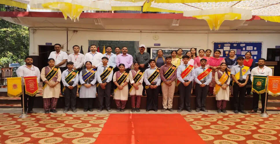 DAV Public School Bankhandi Celebrates Student Council Oath-Taking Ceremony