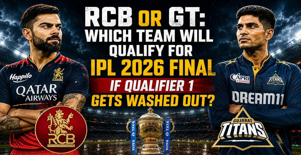 RCB vs GT: IPL 2026 Qualifier Preview and Weather Update