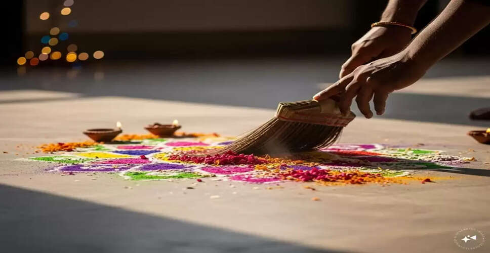 Effective Tips for Cleaning Rangoli Stains After Diwali