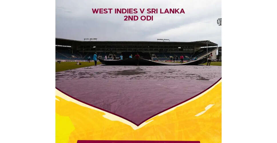 Rain Disrupts ODI Series as West Indies and Sri Lanka Match Abandoned