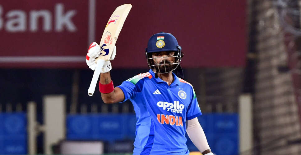 KL Rahul Shines with Century as India Sets Target Against New Zealand