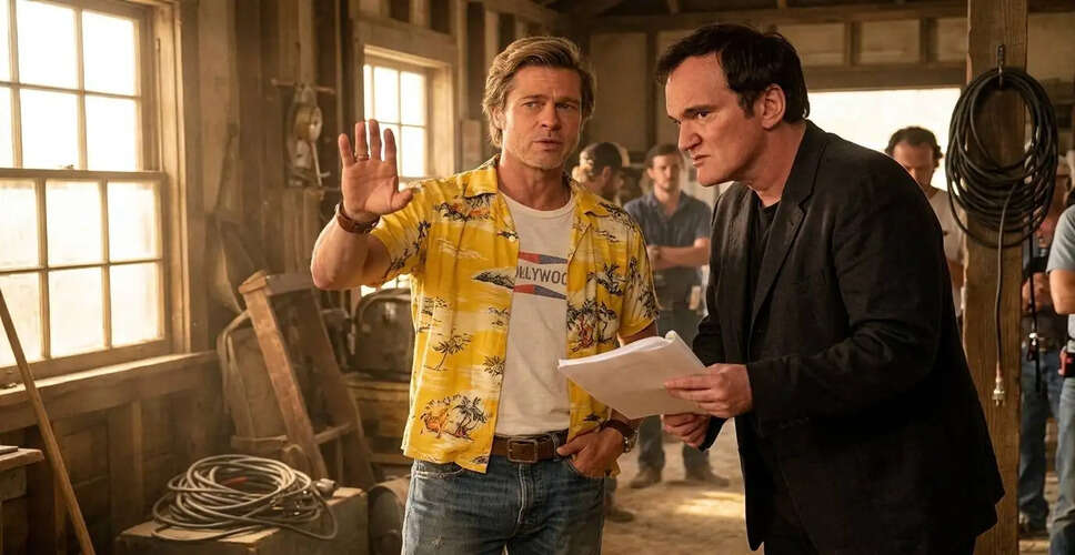 Behind the Scenes: The Tense Moment Between Tarantino and Pitt on 'Once Upon A Time In Hollywood'