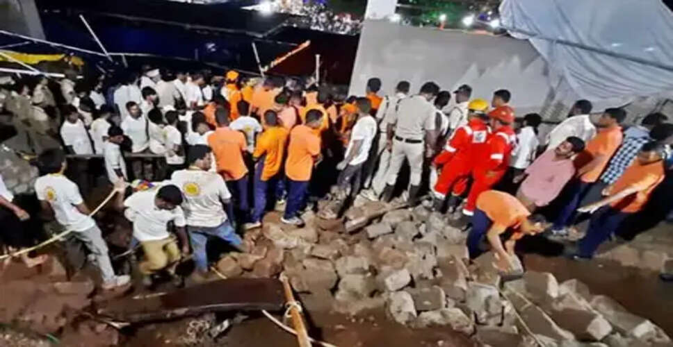 Eight devotees killed in wall collapse at Simhachalam temple in Andhra Pradesh