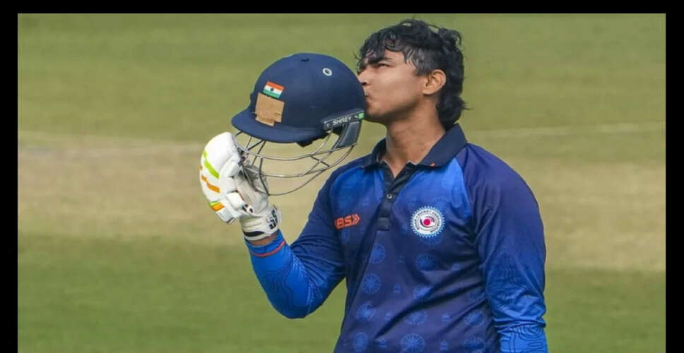 14-Year-Old Vaibhav Shines with Record-Breaking Century in Vijay Hazare Trophy