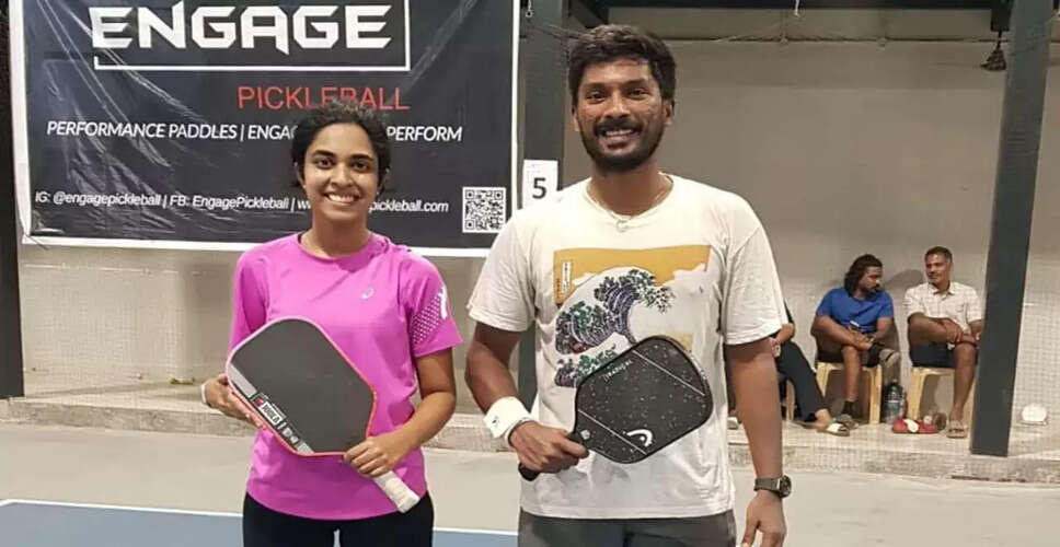 Madhuridha and Vimalraj Clinch Mixed Doubles Title at Dinked PWR 200