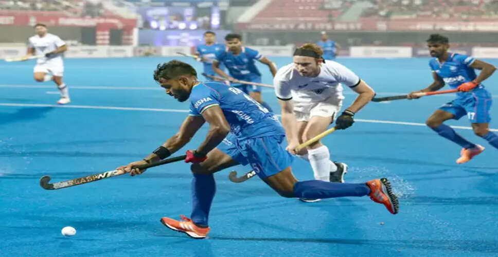 India A Men's Hockey Team Dominates Ireland with 6-0 Victory in Euro Tour