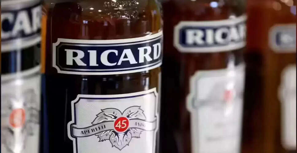 Pernod Ricard Reports 11% Revenue Growth in India for Q1 2026