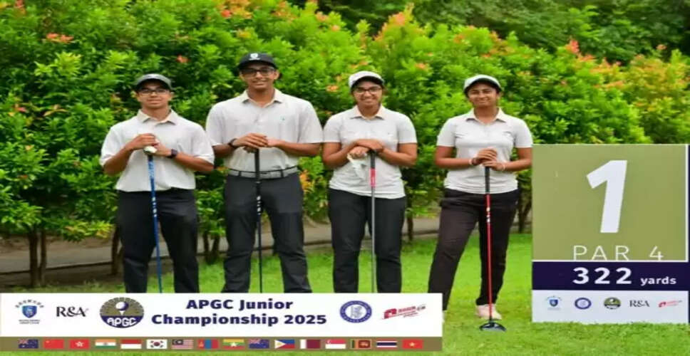 Indian Golf Team Set to Compete in Asia-Pacific Junior Championship