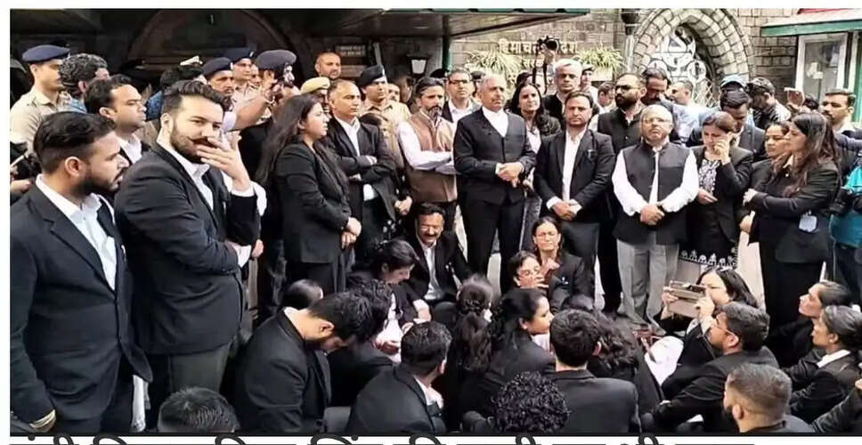 Lawyers' Protest in Shimla Concludes After Meeting with Chief Minister