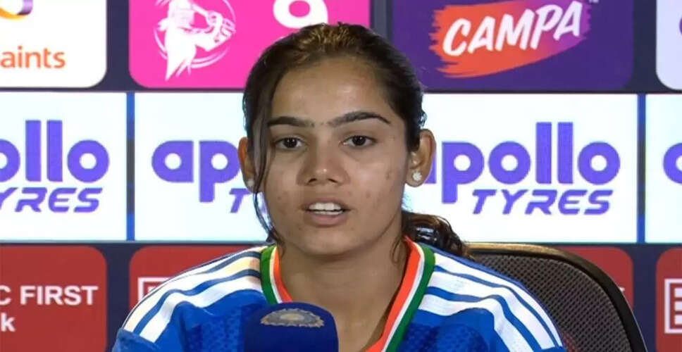 Vaishnavi Sharma Aims for a Bright Future in Indian Cricket