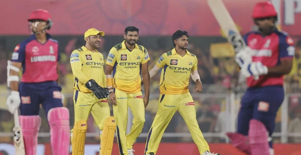 Chennai Super Kings vs Rajasthan Royals: Key Stats and Player Milestones Ahead of IPL Clash