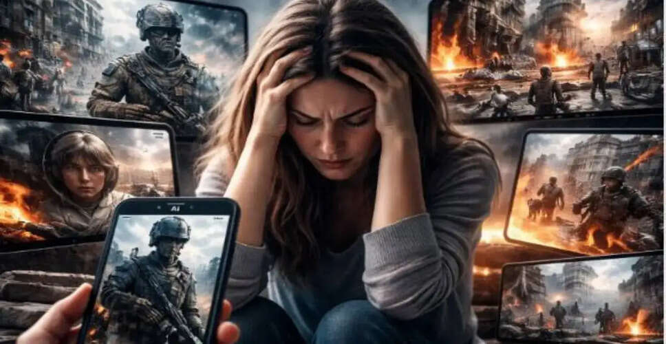 The Mental Health Implications of AI-Generated War Content