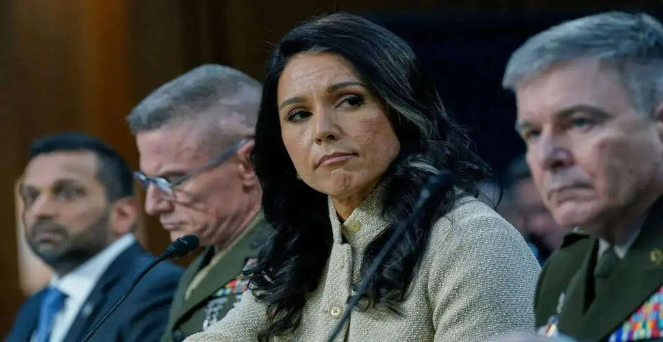Tulsi Gabbard Resigns as Director of National Intelligence Amid Family Health Crisis
