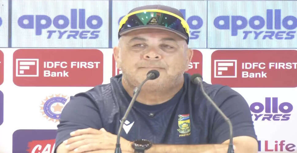 South Africa's Coach Reflects on Controversial Remarks After ODI Series Loss to India