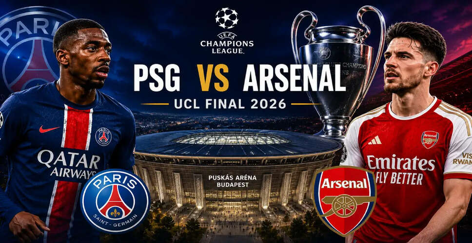 Historic UEFA Champions League Final: PSG vs Arsenal